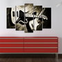 Wallity Set de 5 pinturas decorativas en lienzo Multicolor 5PATK-36